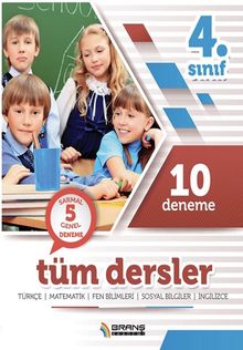 İlkokul 4. Sınıf Tüm Dersler 10 Deneme