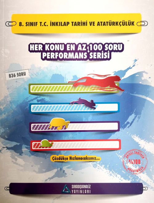 8. Sınıf T.C. İnkılap Tarihi ve Atatürkçülük Performans Serisi Soru Bankası