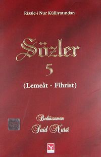 Sözler 5 (Lemeat-Fihrist)