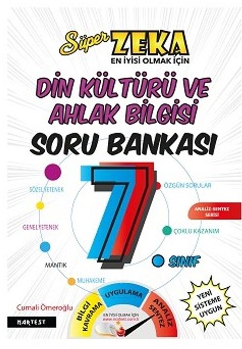 7. Sınıf Süper Zeka Din Kültürü Soru Bankası Fen Liselerine Hazırlık