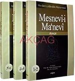 Mesnevi-i Manevi / Farsça (3 Cilt 6 Kitap)