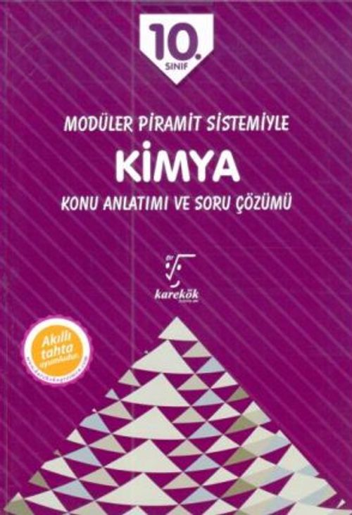 10. Sınıf Kimya Konu Anlatımı ve Soru Çözümü / Modüler Piramit Sistemiyle 