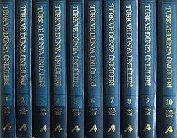 Türk ve Dünya Ünlüleri Ansiklopedisi (10 Cilt) (Ürün Kodu:2-C-1)