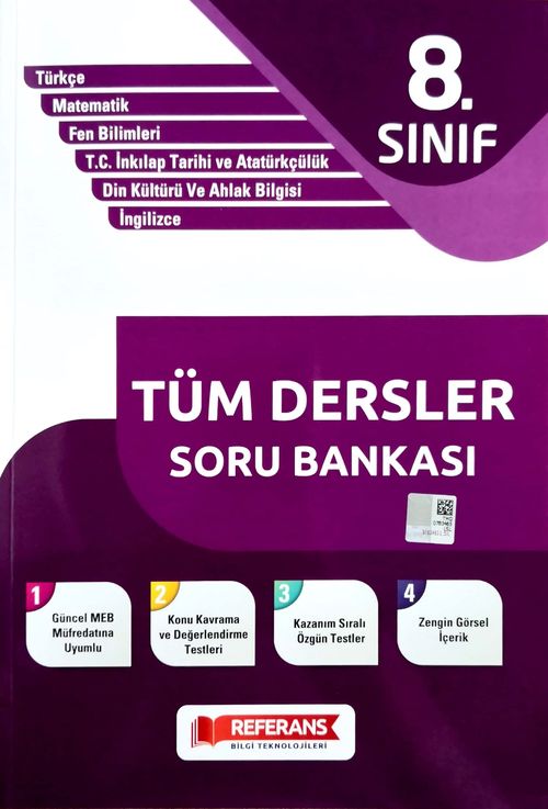 8. Sınıf Tüm Dersler Soru Bankası