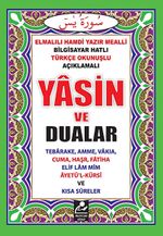 Yasin ve Dualar & Bilgisayar Hatlı Türkçe Okunuşlu Açıklamalı (Mini Boy -MK02)