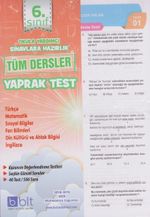 6. Sınıf Tüm Dersler Yaprak Test