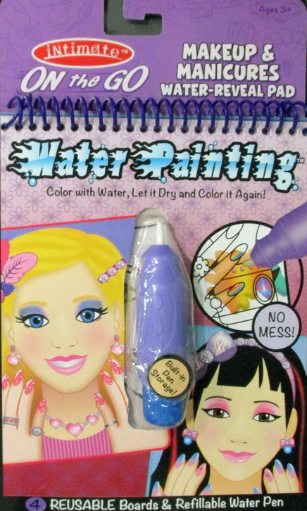 Water Painting Eğitici Sihirli Boyama Kitabı Takılar Özel Kalemli (144)