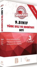 9. Sınıf Türk Dili ve Edebiyatı Sınav Koçu Konu Anlatımlı 3 Fasikül Set