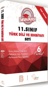 11. Sınıf Türk Dili ve Edebiyatı Sınav Koçu Konu Anlatımlı 6 Fasikül Set