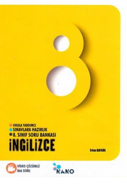 8. Sınıf Nano İngilizce Video Çözümlü Soru Bankası