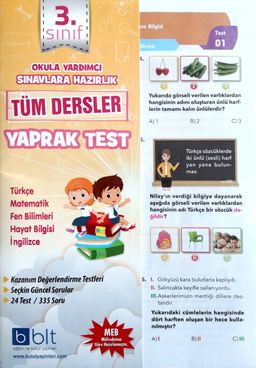 3. Sınıf Tüm Dersler Yaprak Test