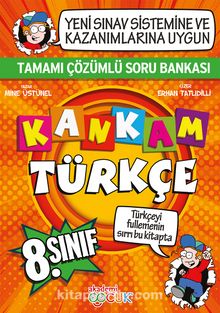 8. Sınıf Çözümlü Soru Bankası Kankam Türkçe