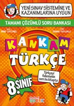 8. Sınıf Çözümlü Soru Bankası Kankam Türkçe