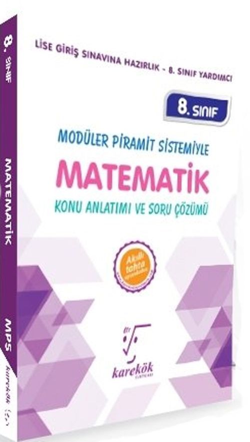 8. Sınıf Matematik Konu Anlatımı ve Soru Çözümü / Modüler Piramit Sistemiyle