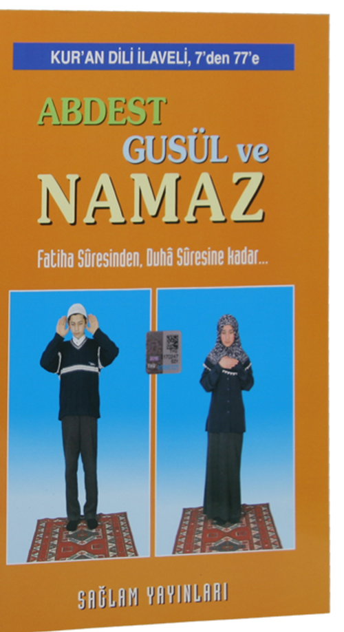Kur'an Dili Tecvidli & Abdest Güsul Namaz  (Çevirmeli Tek Kitap, Kod 15)