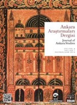 Ankara Araştırmaları Dergisi Cilt 4 Sayı: 1 Haziran 2016