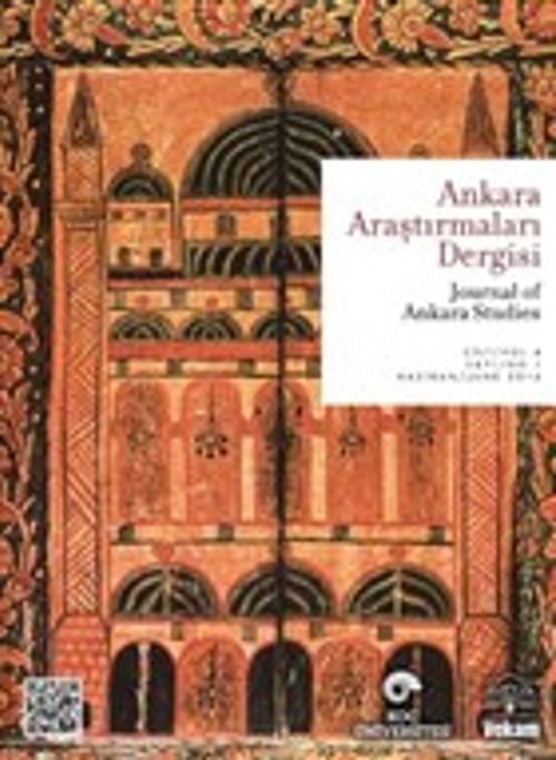 Ankara Araştırmaları Dergisi Cilt 4 Sayı: 1 Haziran 2016