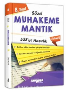 8. Sınıf LGS ye Hazırlık Sözel Muhakeme Mantık Soru Bankası - Hüseyin Arslan