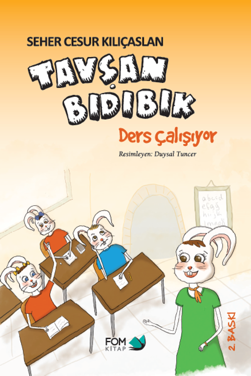 Tavşan Bıdıbık Ders Çalışıyor