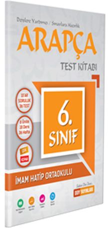 6. Sınıf Arapça Test Kitabı