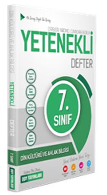 7. Sınıf Din Kültürü ve Ahlak Bilgisi Yetenekli Defter