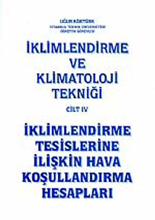 İklimlendirme ve Klimatoloji Tekniği Cilt 4