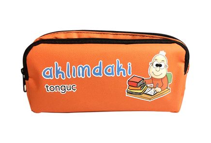 Kalem Çantası Çift Gözlü (Turuncu)