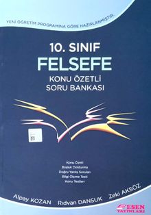 10.Sınıf Felsefe Konu Özetli Soru Bankası
