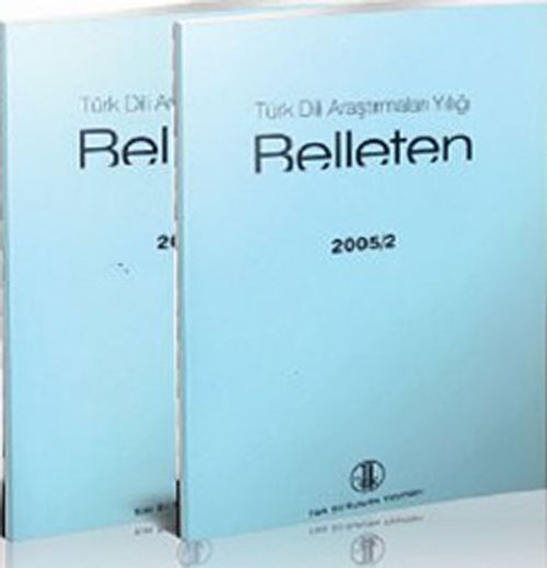 Türk Dili Araştırmaları Yıllığı Belleten 2005 / 1-2