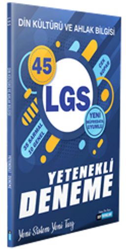 8. Sınıf LGS Din Kültürü ve Ahlak Bilgisi Yetenekli 45 Deneme