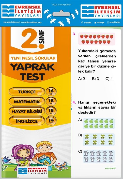 2. Sınıf Tüm Dersler Yaprak Testler   