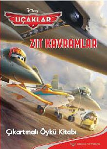 Uçaklar - Zıt Kavramlar / Çıkartmalı Öykü Kitabı