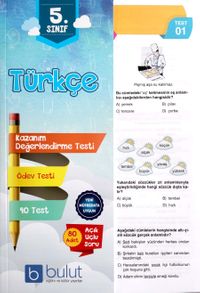 5. Sınıf Türkçe Kazanım Değerlendirme Testi
