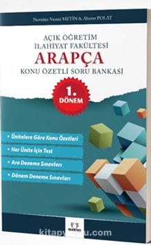 Açık Öğretim İlahiyat Hazırlık Arapça Soru Bankası - Nurtekin Nazmi Metin