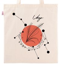 Askılı Bez Çanta - Burçlar - Başak