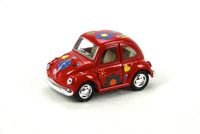 Kinsmart 1967 Volkswagen Classical Beetle 10 cm Metal Çek Bırak Araba Desenli Kırmızı (KT4026DF)