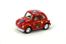 Kinsmart 1967 Volkswagen Classical Beetle 10 cm Metal Çek Bırak Araba Desenli Kırmızı (KT4026DF)