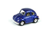 Kinsmart 1967 Volkswagen Classical Beetle 10 cm Metal Çek Bırak Araba Düz Mavi