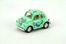Kinsmart 1967 Volkswagen Classical Beetle 10 cm Metal Çek Bırak Araba Yeşil Şeker Desenli (KT4026DYF)