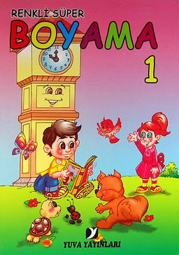 Renkli Süper Boyama (10 Kitap Takım)