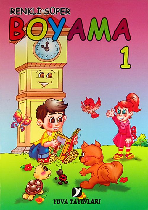 Renkli Süper Boyama (10 Kitap Takım)