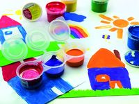 Eberhard-Faber 3 Gözlü Boya Kabı