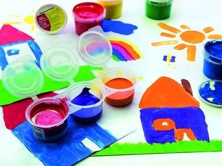 Eberhard-Faber 3 Gözlü Boya Kabı