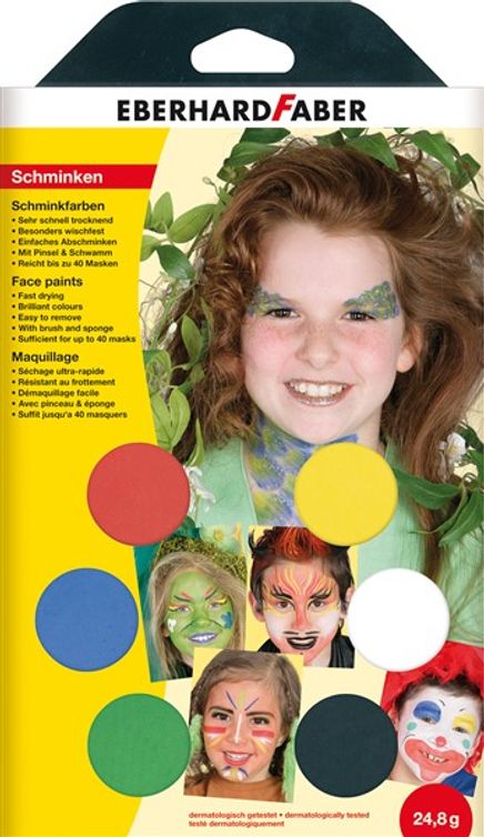Eberhard-Faber Yüz Boyası 6 Renk Party