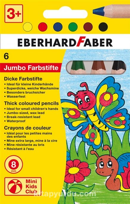 Eberhard-Faber Colour Pencils 6x Mini Kids Club