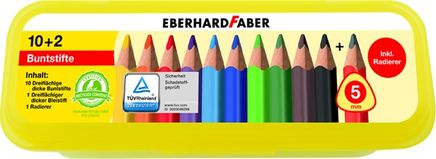 Eberhard-Faber Jumbo Kuruboya Plastik Kutu Set 5mm mine - 10+2 Parça