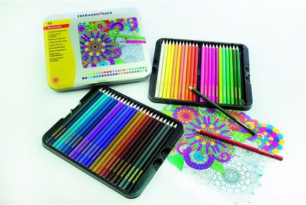 Eberhard-Faber 36'lı Kuruboya Kalemi 3mm mine - Metal Kutu