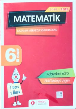 6. Sınıf Matematik Kazanım Merkezli Soru Bankası 
