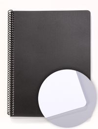 Bookinzi Okul Defteri - 80gr. 70 yaprak  A4 Spiralli Çizgisiz Defter