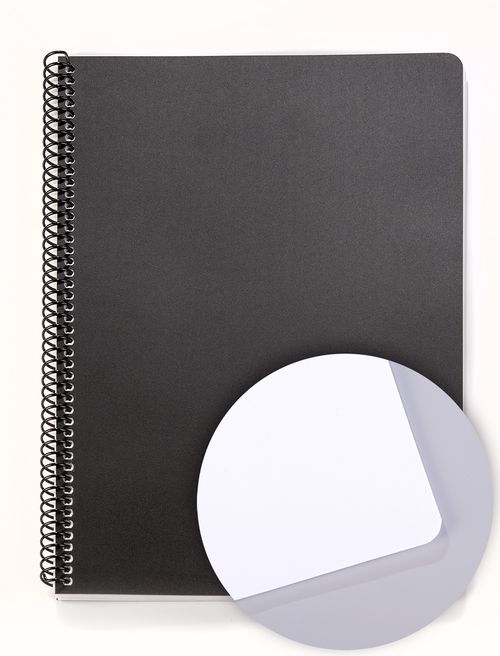 Bookinzi Okul Defteri - 80gr. 70 yaprak  A4 Spiralli Çizgisiz Defter